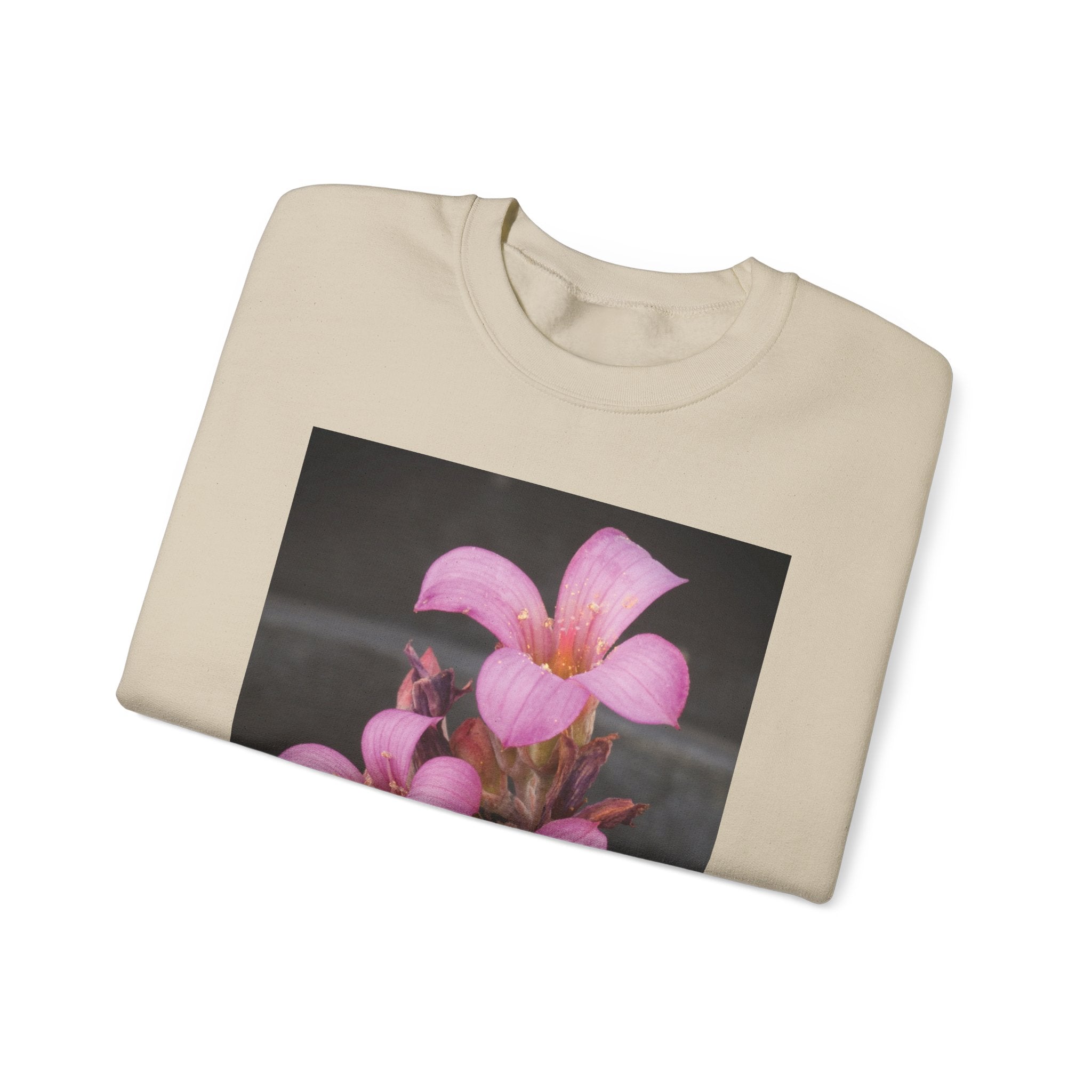 Oxalis — The Survivor Blossom, Strenght in Unity Unisex Heavy Blend™ Crewneck Sweatshirt