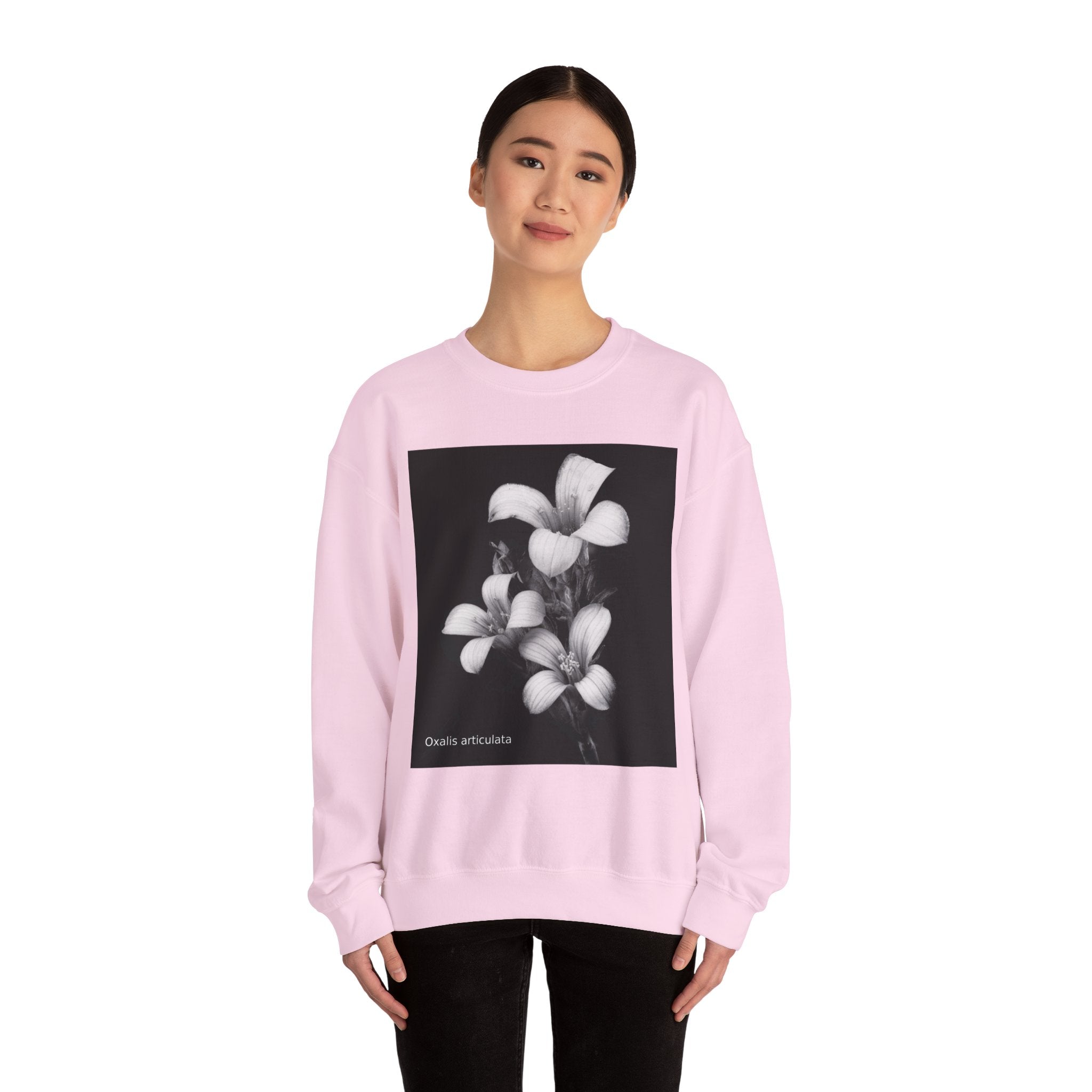 Oxalis — The Survivor Blossom, Strenght in Unity Unisex Heavy Blend™ Crewneck Sweatshirt