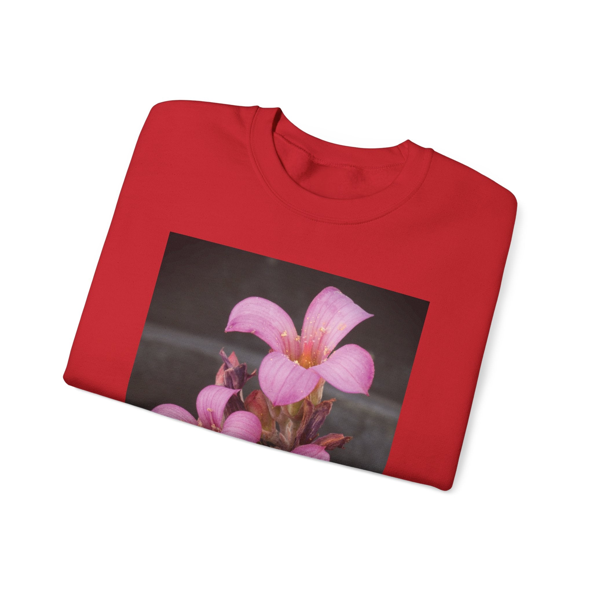 Oxalis — The Survivor Blossom, Strenght in Unity Unisex Heavy Blend™ Crewneck Sweatshirt