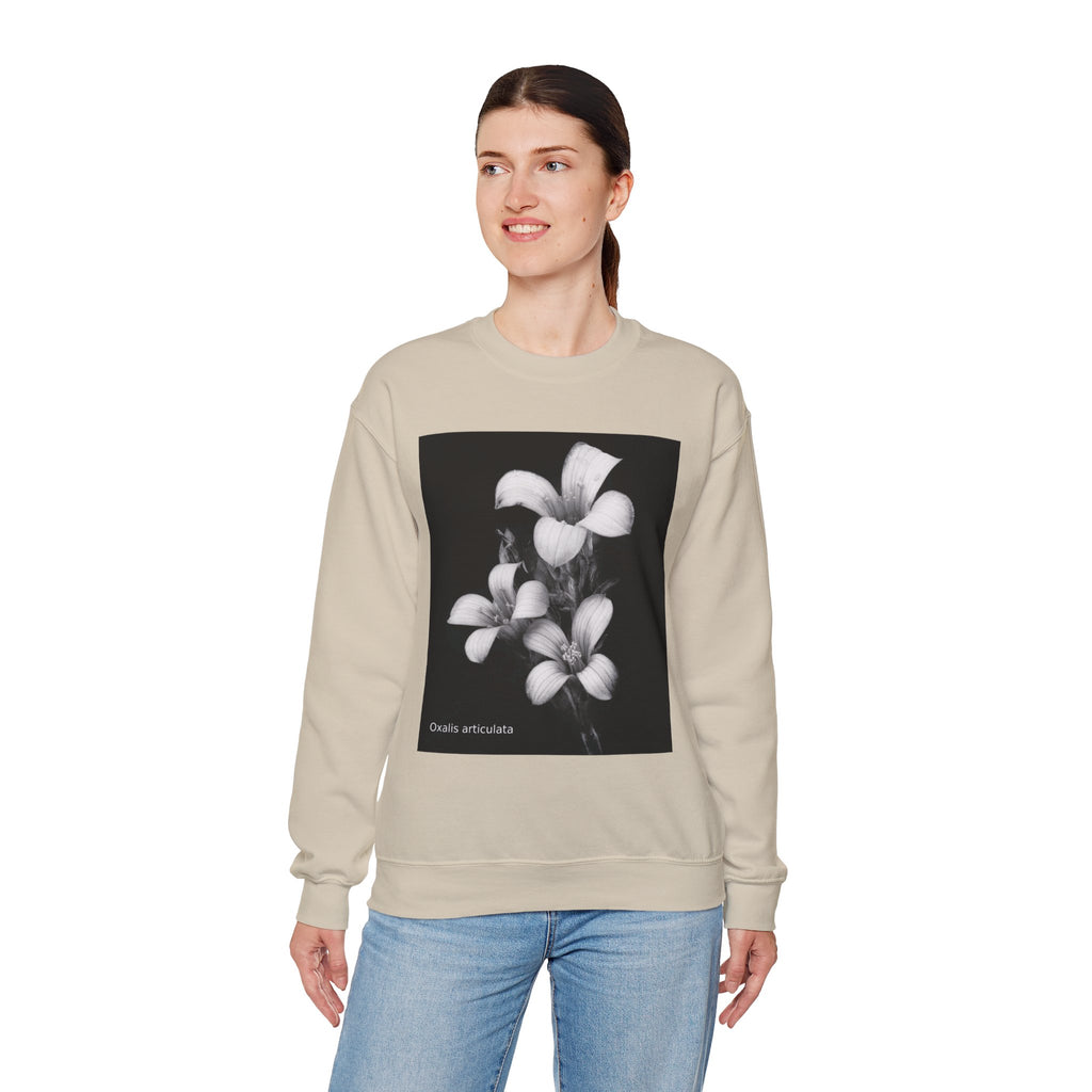 Oxalis — The Survivor Blossom, Strenght in Unity Unisex Heavy Blend™ Crewneck Sweatshirt
