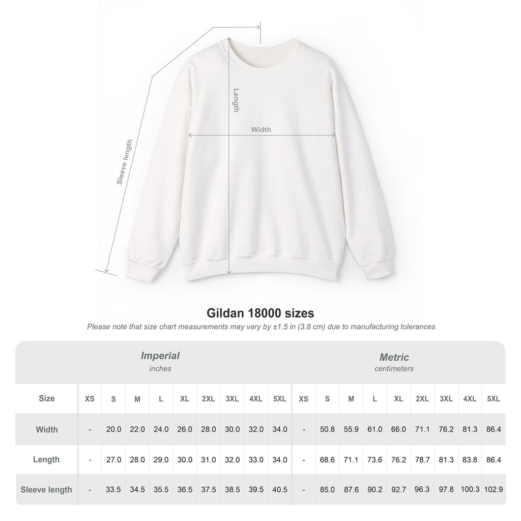 Oxalis — The Survivor Blossom, Strenght in Unity Unisex Heavy Blend™ Crewneck Sweatshirt