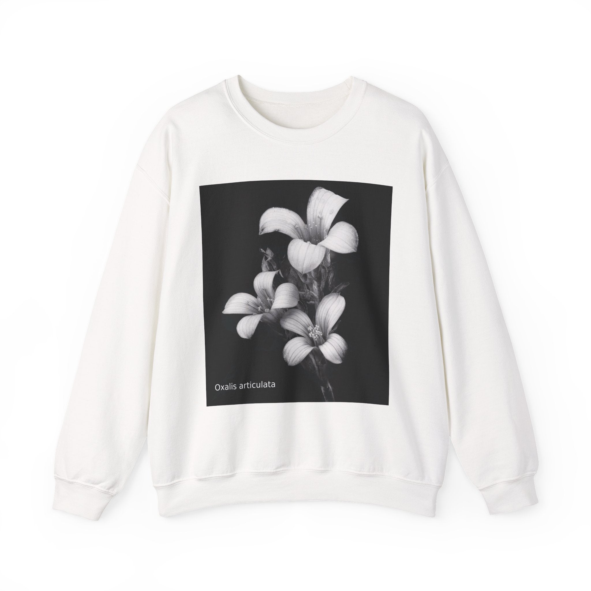 Oxalis — The Survivor Blossom, Strenght in Unity Unisex Heavy Blend™ Crewneck Sweatshirt
