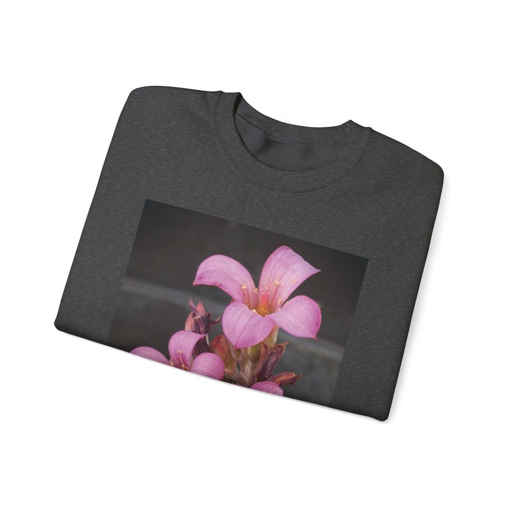 Oxalis — The Survivor Blossom, Strenght in Unity Unisex Heavy Blend™ Crewneck Sweatshirt