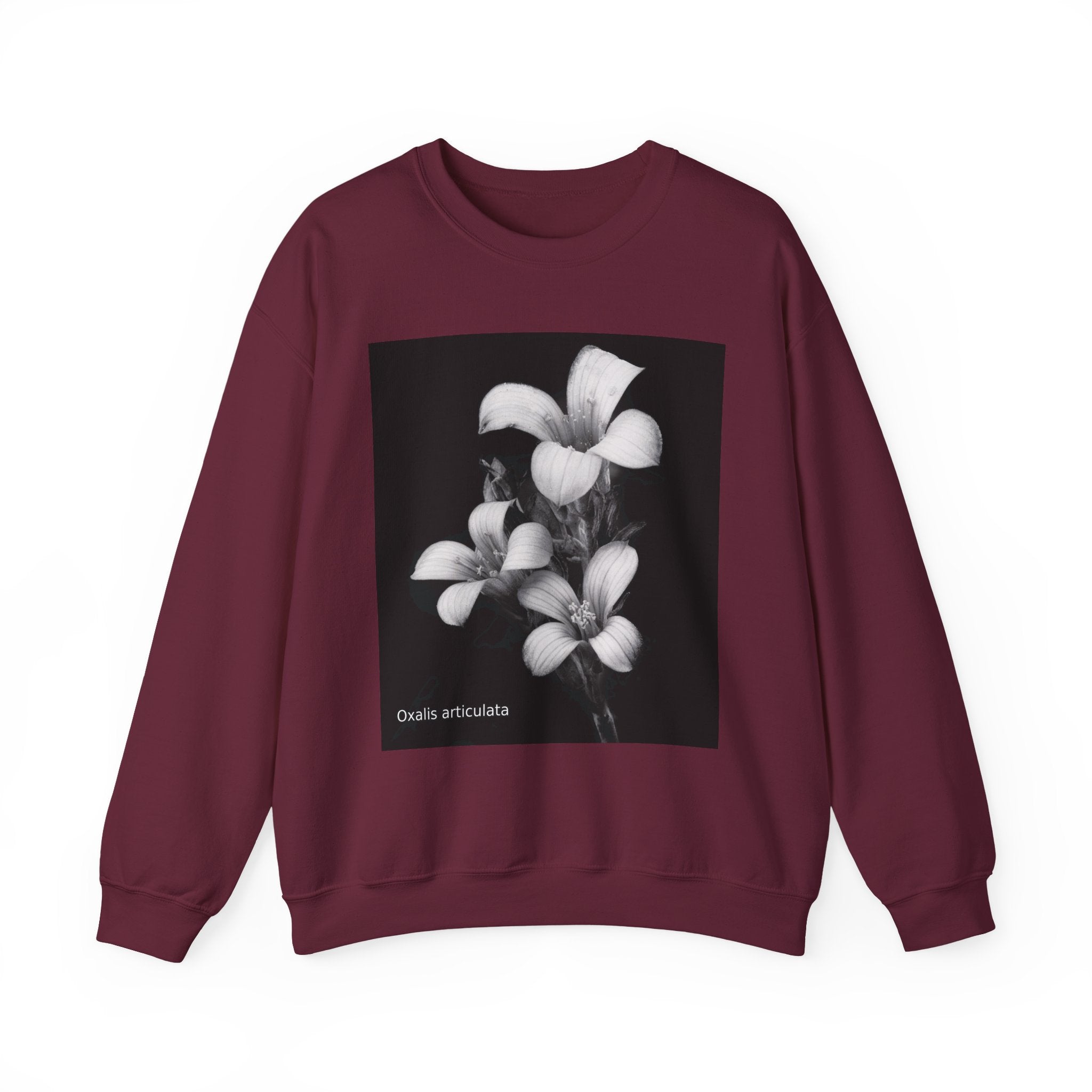 Oxalis — The Survivor Blossom, Strenght in Unity Unisex Heavy Blend™ Crewneck Sweatshirt