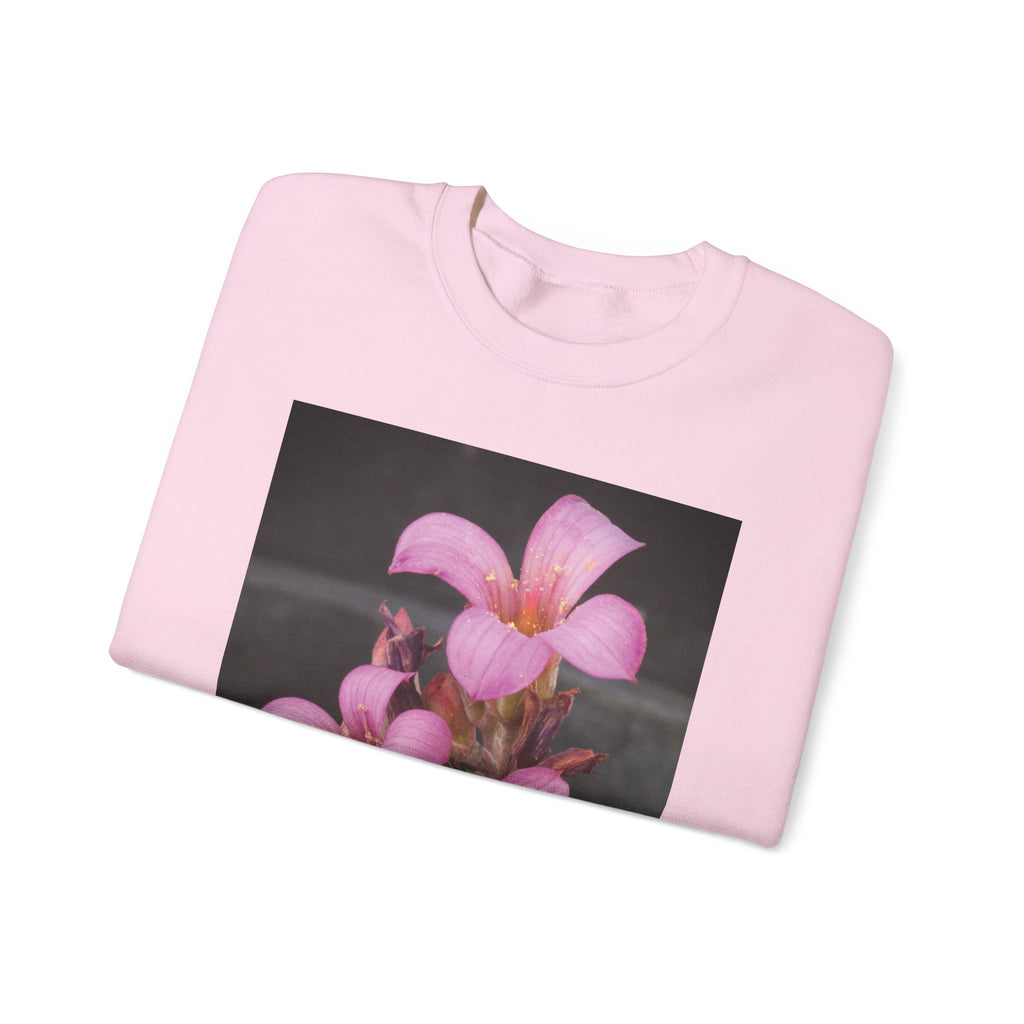 Oxalis — The Survivor Blossom, Strenght in Unity Unisex Heavy Blend™ Crewneck Sweatshirt