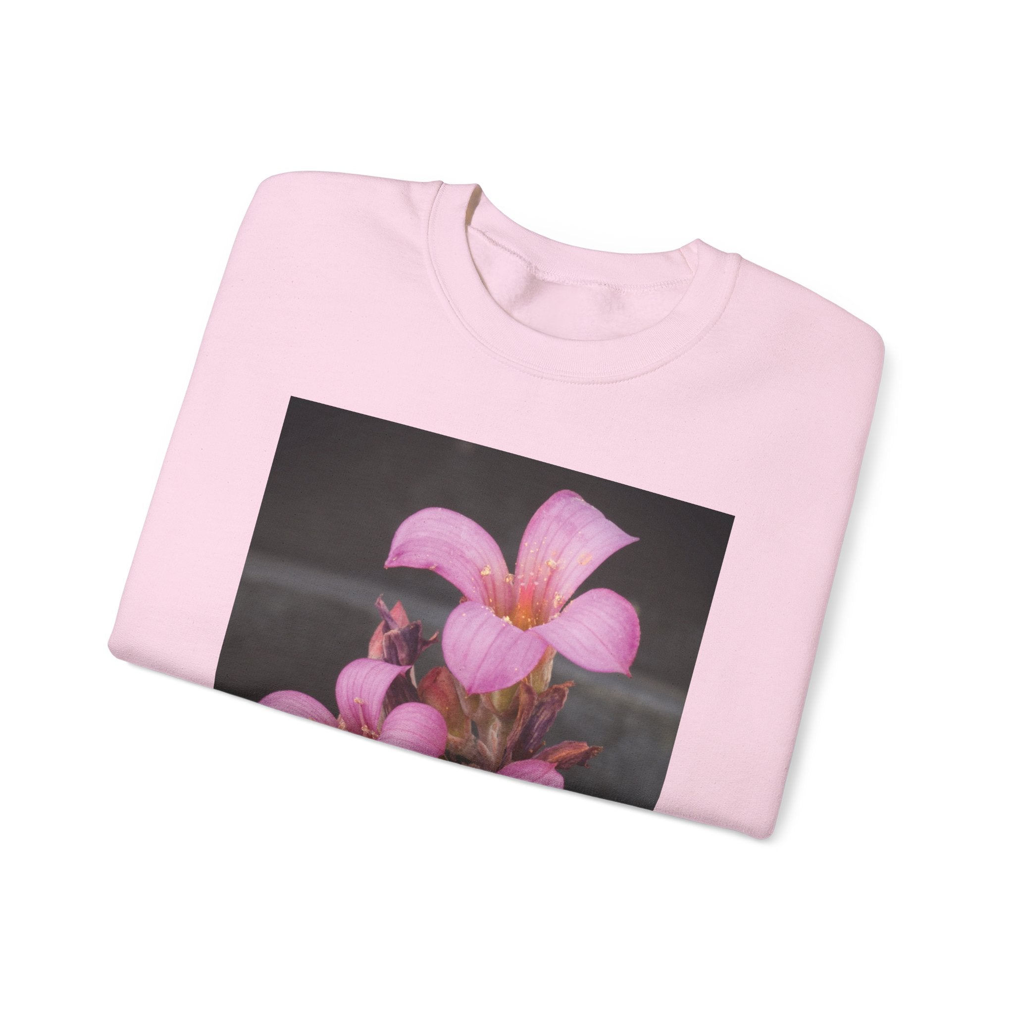 Oxalis — The Survivor Blossom, Strenght in Unity Unisex Heavy Blend™ Crewneck Sweatshirt